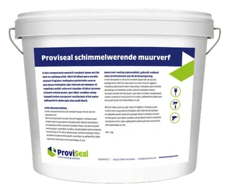 Proviseal schimmelwerende muurverf all-in-one matt, emmer