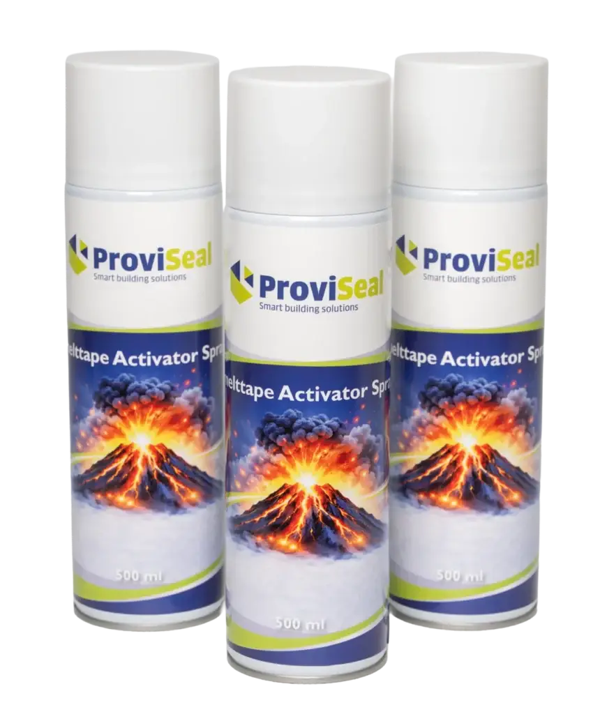 Drie spuitbussen Proviseal Smelttape Activator
